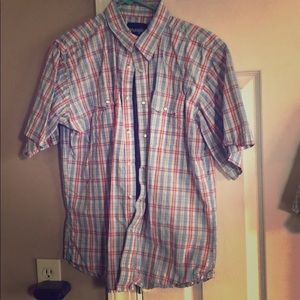 Kids XL wrangler short sleeve collared shirts.